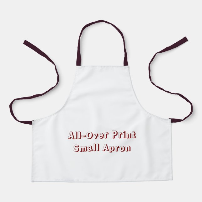 Create Your Own All-Over Print Small Apron (Front)