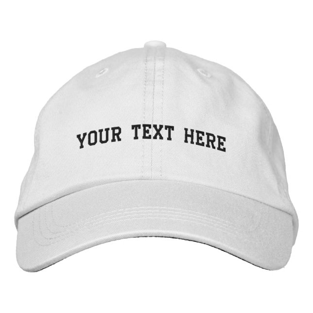 Embroidered Hat, Alternative Apparel Basic Adjustable Cap  (Front)