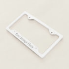 Create Your Own Aluminium License Plate Frame