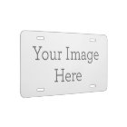 Create Your Own Aluminum License Plate