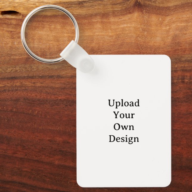 Create Your Own Aluminum Rectangle 1.6" x 2.25" Keychain (Front)