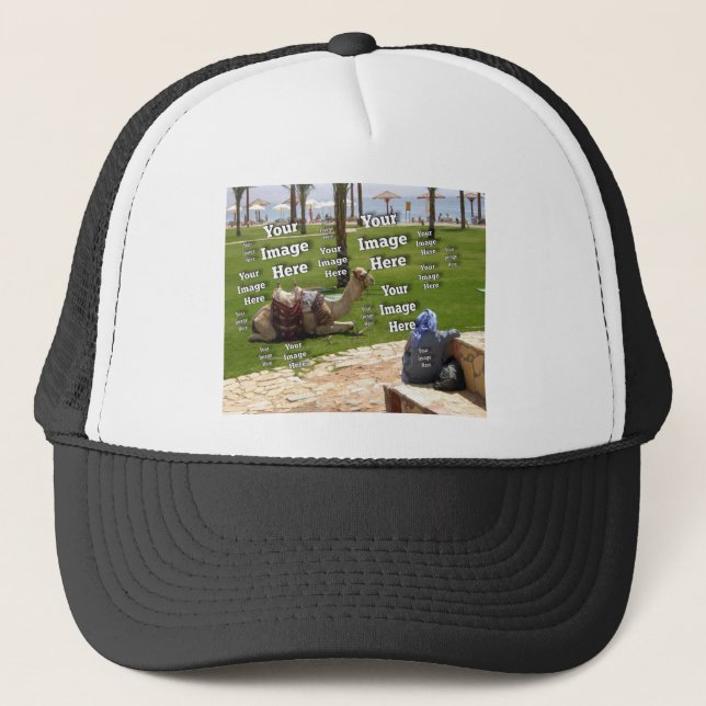 Create Your Own Amazing Image Template Trucker Hat (Front)