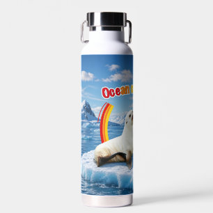 Create Your Own Antarctic Wildlife Insulated Bottl Water Bottle