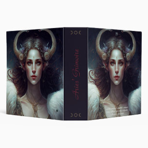 Create Your Own Aries Sun Sign Zodiac Goddess Binder