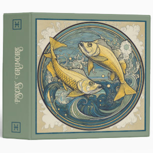 Create Your Own Art Nouveau Pisces Zodiac Binder