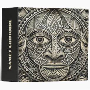 Create Your Own Ashen Bone Tribal Mask Binder