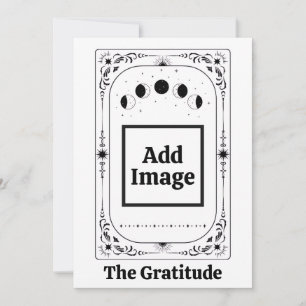 Create Your Own Astrology Tarot Celestial Sun Moon Thank You Card