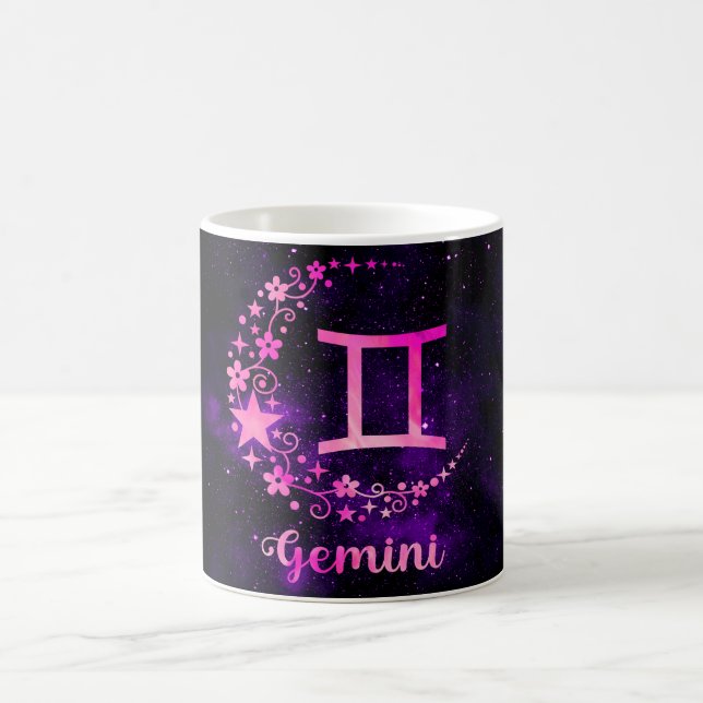 Create Your Own Astrology Zodiac Gemini Magic Mug (Center)