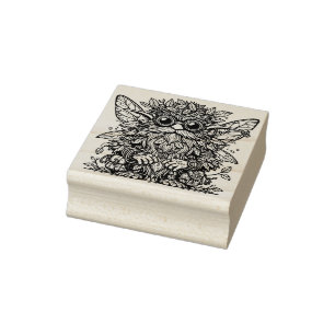 Create Your Own Aviator Fairy Gnome Rubber Stamp