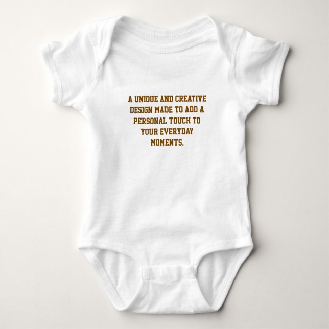 Create Your Own Baby Creeper (Front)