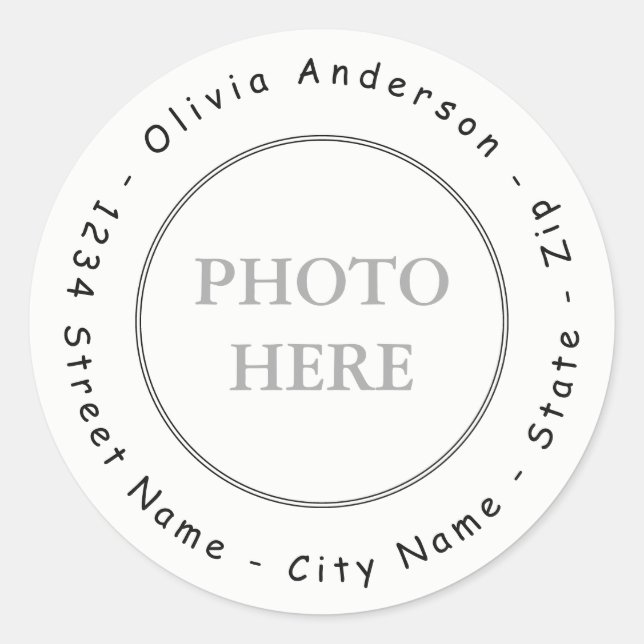 Create Your Own Baby Shower Return Address Label (Front)