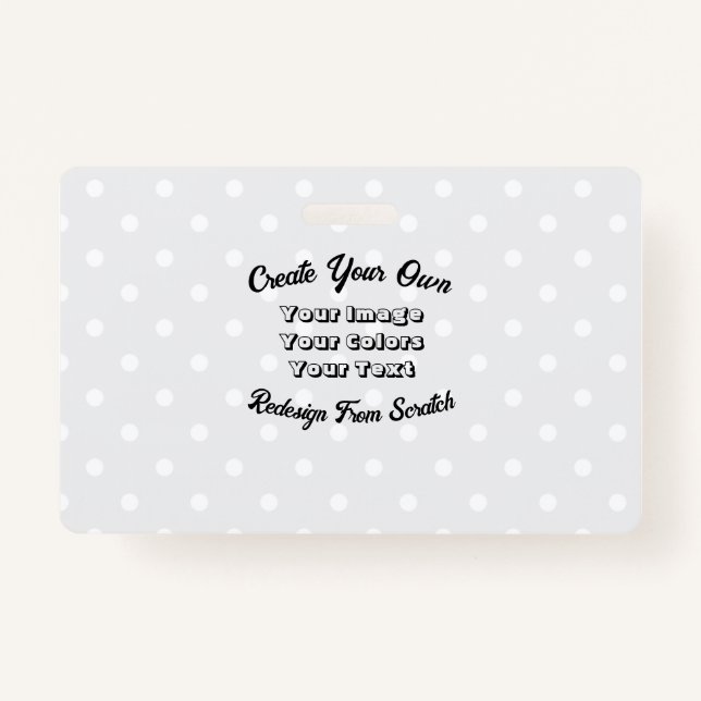 Create Your Own Badge (Front)