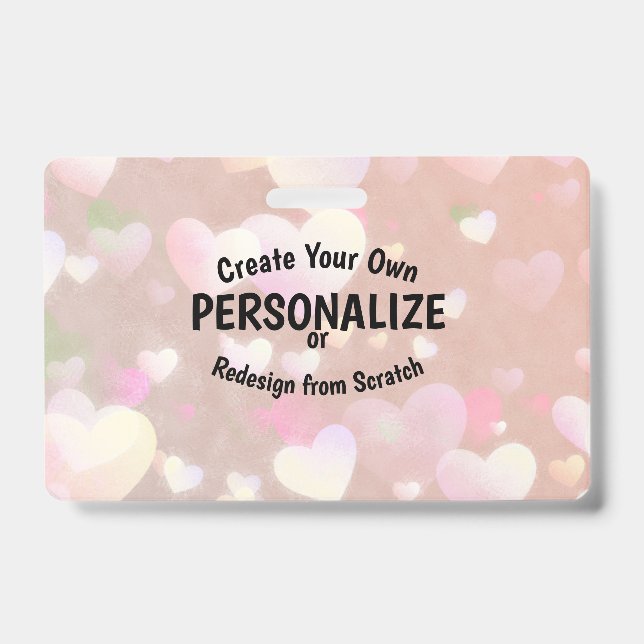 Create Your Own Badge (Front)