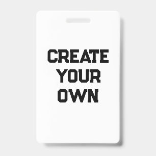 Create Your Own Badge