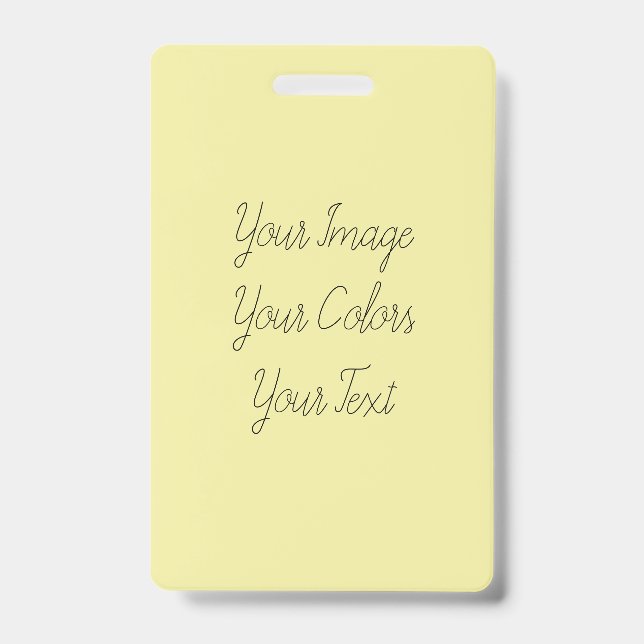 Create Your Own Badge (Front)