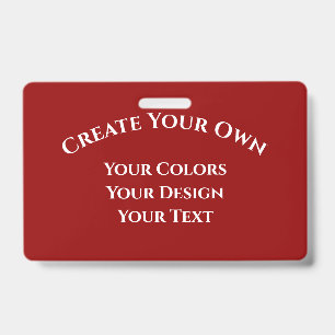 Create Your Own Badge