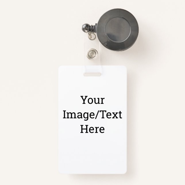 Create Your Own Badge (Front with Retractable)