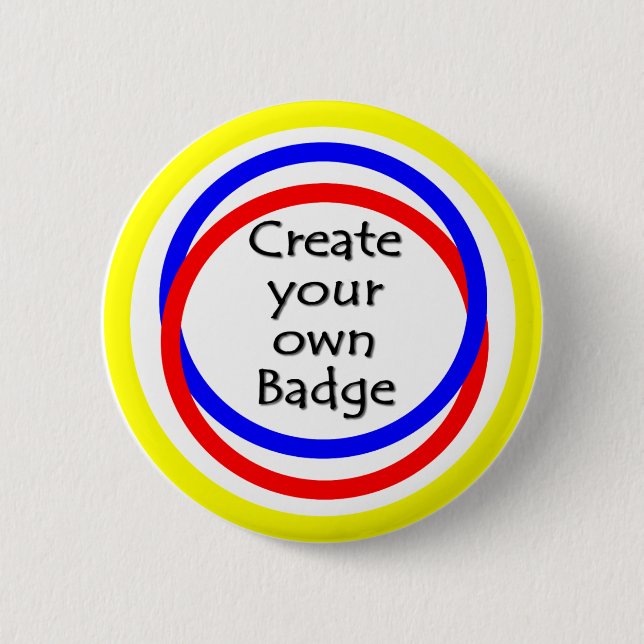 Create your own badge 2 inch round button (Front)