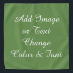 Create Your Own Bandana<br><div class="desc">Easy... let me help you! This is a sample, I have many others with my art on them. Change what you don't want on bandana. For example the message I have written. Choose "Edit Text" or Delete with "X" And start fresh! Choose your font and colour of bandana. Add a...</div>
