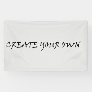 Create your own banner