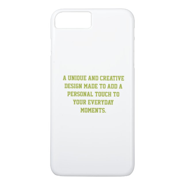 Create Your Own Barely There 8 Plus 7 Plus Case (Back)