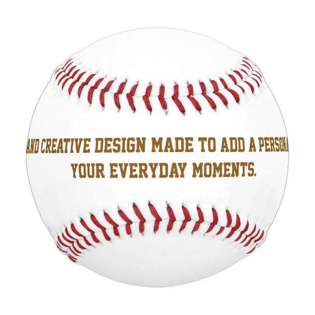 Create Your Own Baseball (Front)
