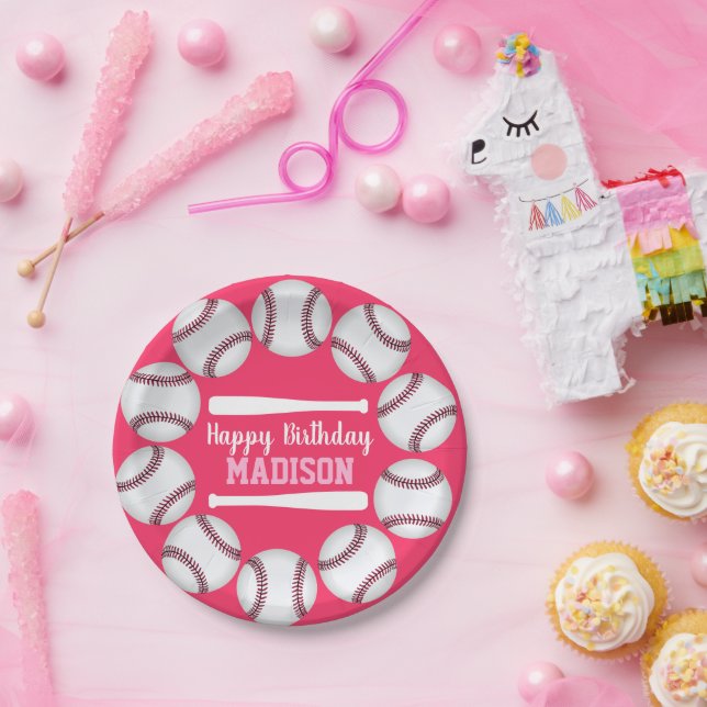 Create Your Own Baseball Birthday Party  Paper Plate (Party)