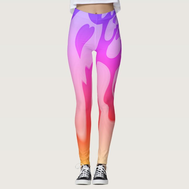 Create your own Basic Lovely Purple Hearts  pants (Front)
