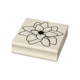 Create Your Own Beautiful Blossom Flower Floral Rubber Stamp