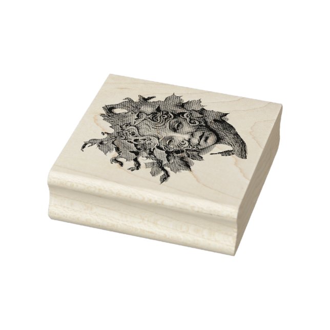 Create Your Own Beautiful Golden Dryad Rubber Stamp (Stamp)