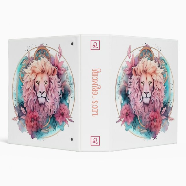 Create Your Own Beautiful Leo Zodiac Binder (Background)