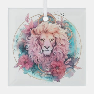 Create Your Own Beautiful Leo Zodiac Glass Ornament