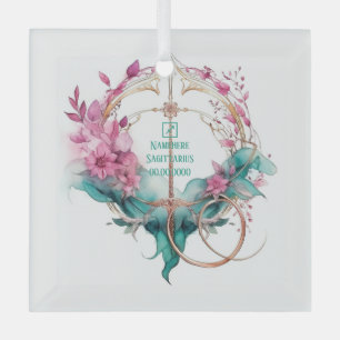 Create Your Own Beautiful Sagittarius Zodiac Glass Ornament