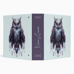 Create Your Own Bejeweled Owl Binder