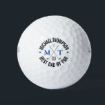 Create Your Own Best Dad Monogram Golf Balls<br><div class="desc">Create Your Own Best Dad Monogram Golf Balls. Easily add your own monogram initials,  name,  and message to make a fun golf ball.
Make a present for yourself or present as an elegant birthday,  anniversary,  or Christmas gift to family or friends such as dad,  grandpa,  daddy,  or papa.</div>