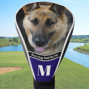Create your own Best Dog Dad photo German Shepherd Golf Head Cover