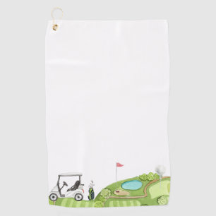 Create Your Own Best Grandpa By Par Golf Towel