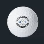 Create Your Own Best Husband Monogram Golf Balls<br><div class="desc">Create Your Own Best Husband Monogram Golf Balls. Easily add your own monogram initials,  name,  and message to make a fun golf ball.
Make a present for yourself or present as an elegant birthday,  anniversary,  or Christmas gift to family or friends such as a husband or partner.</div>