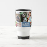 Create Your Own  Best Papa Ever  10 Photo Collage Travel Mug<br><div class="desc">Photo Collage Mug - A special gift for grandpa personalized with 10 favourite pictures of happy memories with grandkids.</div>