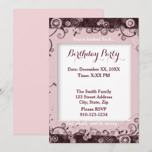 Create Your Own Birthday Party Invitation