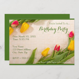 Create Your Own Birthday Party Invitation