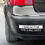 Create Your Own Black and White Colour Block Bumper Sticker<br><div class="desc">If your message needs more or less room,  you can choose the "customize it" feature and change the font size. You can also change the background and fonts to other colours. Half black and half white colour block design with salt and pepper text.</div>