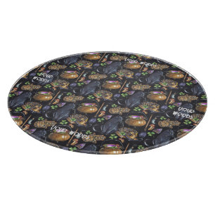 Create Your Own Black Cat Tarot Magic Cutting Board