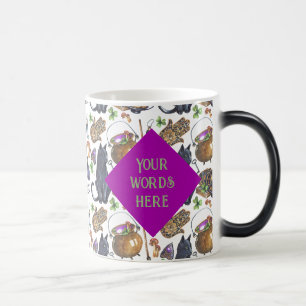 Create Your Own Black Cat Tarot Magic Mug