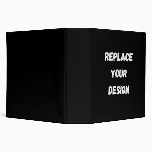 Create Your Own Black Custom Design Binder