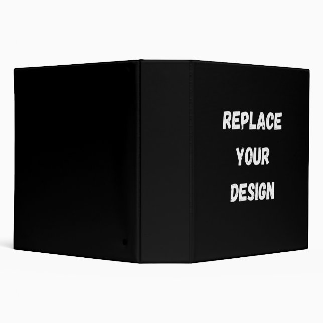  Create Your Own Black Custom Design Binder (Background)