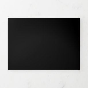 Create Your Own Black Custom Design Holiday Card