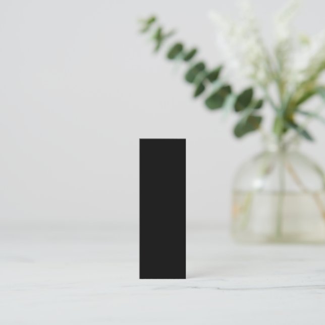 Create Your Own Black Custom Design Holiday Card (Standing Front)