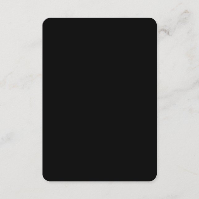 Create Your Own Black Custom Design Holiday Card (Front)