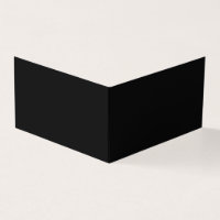Create Your Own Black Custom Design Holiday Card